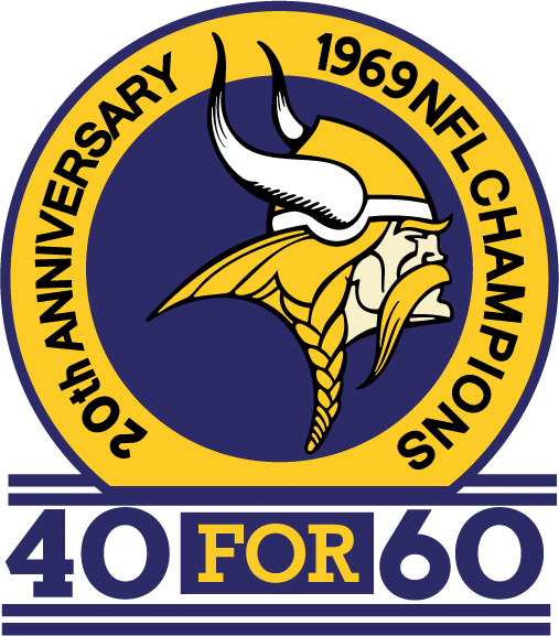 Minnesota Vikings 1989 Anniversary Logo iron on paper